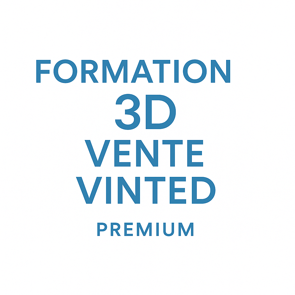 formation vente impressions 3D premium