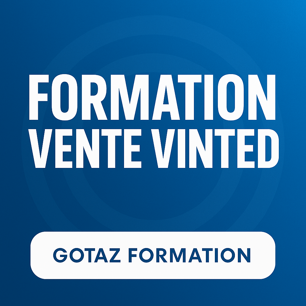 formation debutant vente impressions 3D vinted