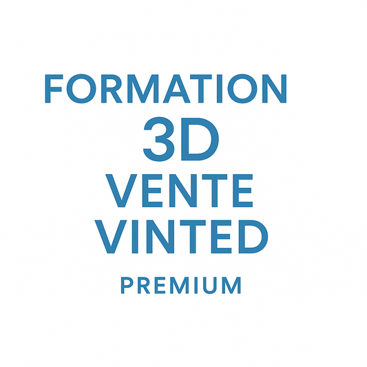 formation vente impressions 3D premium